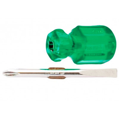 Taparia 974 2 in 1 Stubby Screw Driver - 95mm Length Taparia 974 2 in 1 Stubby Screw Driver - 95mm Length