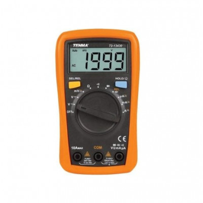 TENMA 72-13430 Handheld Digital Multimeter, Auto / Manual, 2000 Count