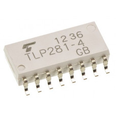 TLP281-4 - (SMD SOIC-16 Package) - Toshiba Transistor Output Optocoupler