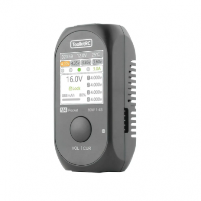 ToolkitRC M4 Pocket 80W 5A 1-4S Compact Balance Charger