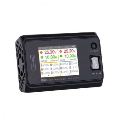 ToolKitRC M6D 500W 25A 1-6S DC Dual Smart Charger ToolKitRC M6D 500W 25A 1-6S DC Dual Smart Charger