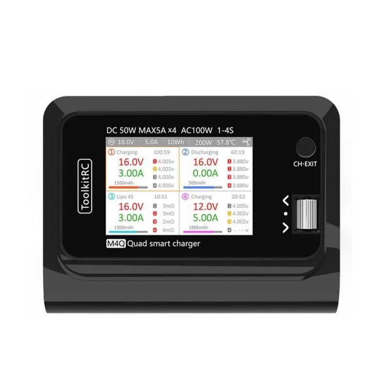 ToolkitRC Q4AC 14S 100W AC / 200W DC 4CH Smart Charger buy online at