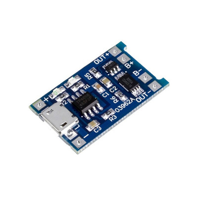 TP4056 1A Li-Ion Lithium Battery charging Module with Current Protection - Micro USB