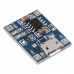 TP4056 1A Li-Ion Lithium Battery Charging Module - Micro B USB