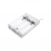 Transparent 3 x AA Battery Holder Box with Cable.Switch and Cover