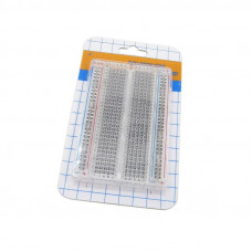 Transparent 400 Points Solderless Breadboard