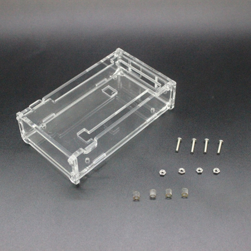Enclosure Transparent Gloss Acrylic Box Compatible for Mega 2560 R3 Case
