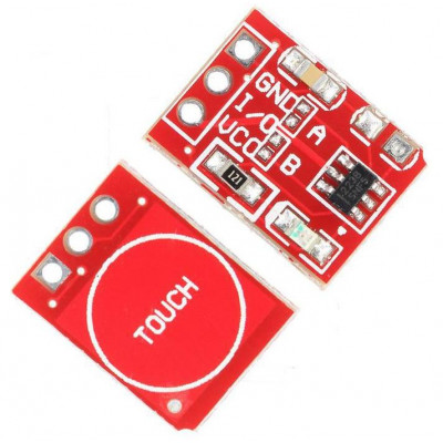 TTP223 1-Channel Capacitive Touch Sensor Module Red Color