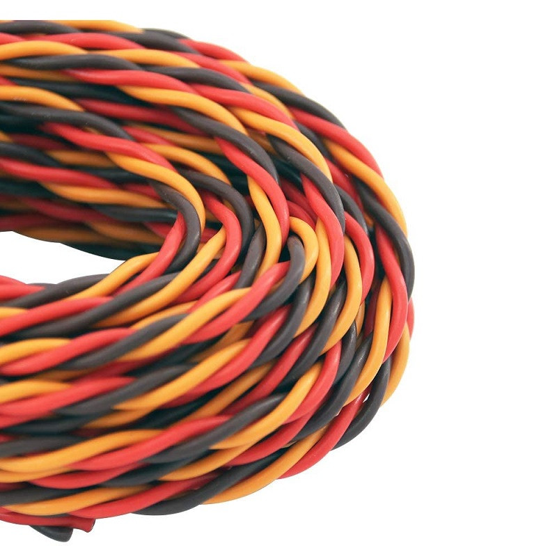 Twisted 22AWG JR Servo Extension Lead Wire (ROB)1meter buy online at