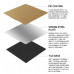 Two Trees Double Sided PEI Spring Steel Sheet (Textured+PEI) with Magnetic Base Size 220x220mm