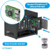 UCTRONICS Enclosure for Raspberry Pi Cluster Compatible with Pi 4B, 3B/3B+ House Up to 4 2.5 SSD, Support PoE /PoE + HAT and Switch, 2 Cooling Fans UCTRONICS Enclosure for Raspberry Pi Cluster Compatible with Pi 4B, 3B/3B+ House Up to 4 2.5 SSD, Support PoE /PoE + HAT and Switch, 2 Cooling Fans