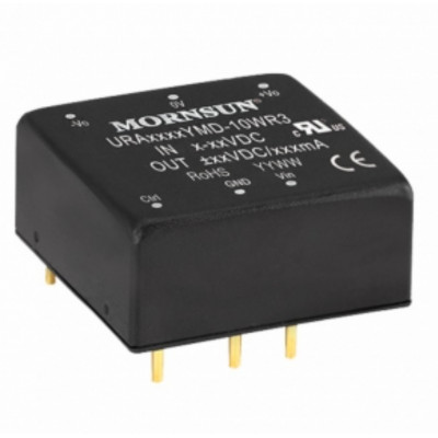 URA2415YMD-10WR3 Mornsun 24V to ±15V DC-DC Converter 10W Power Supply Module - Horizontal DIP Package