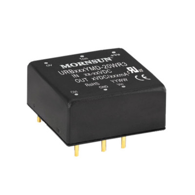 URB4805YMD-20WR3 Mornsun 48V to 5V DC-DC Converter 20W Power Supply Module - DIP Package