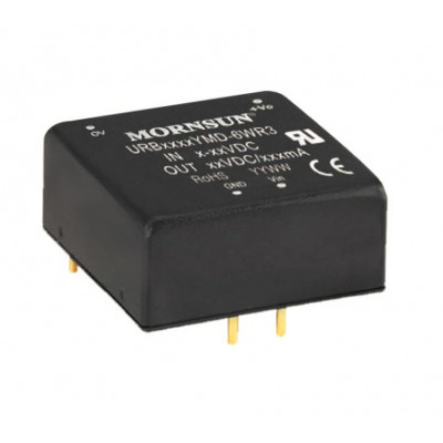URB4805YMD-6WR3 Mornsun 48V to 5V DC-DC Converter 6W Power Supply Module - DIP Package URB4805YMD-6WR3 Mornsun 48V to 5V DC-DC Converter 6W Power Supply Module - DIP Package
