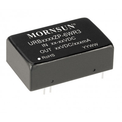 URB4805ZP-6WR3 Mornsun 48V to 5V DC-DC Converter 6W Power Supply Module - DIP Package