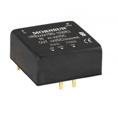 URB4815YMD-10WR3 Mornsun 48V to 15V DC-DC Converter 10W Power Supply Module - Horizontal DIP Package