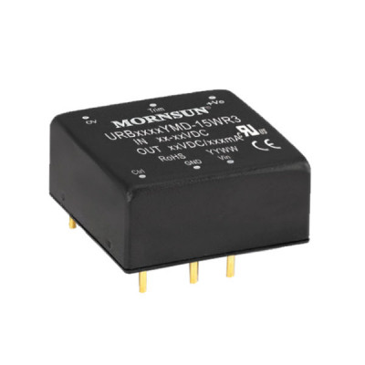 URB4824YMD-15WR3 Mornsun 48V to 24V DC-DC Converter 15W Power Supply Module - Horizontal DIP Package