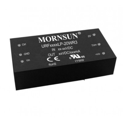 URF2412LP-20WR3 Mornsun 24V to 12V DC-DC Converter 20W Power Supply Module - DIP Package