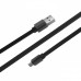 USB-A to Micro-USB Flat Cable - 30CM