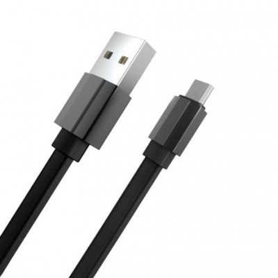 USB-A to Micro-USB Flat Cable - 30CM