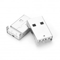 USB A-type Plug Male PCB R/A Connector