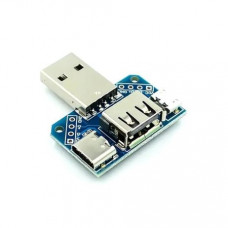 USB Adapter Board Male To Female Adapter Micro USB/Type-C Interface 4P 2.54mm