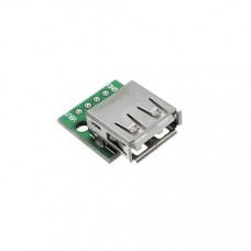 USB Female to 2.54mm Breakout Board with Direct 4P Adapter Board