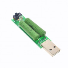 USB Mini Discharge Load Resistor 2A/1A with 1A green LED and 2A red LED