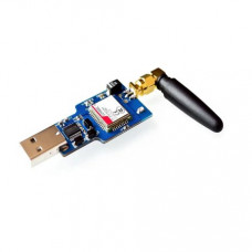 USB to GSM Serial GPRS SIM800C Module with Bluetooth Computer Control Calling with Glue Stick Antenna