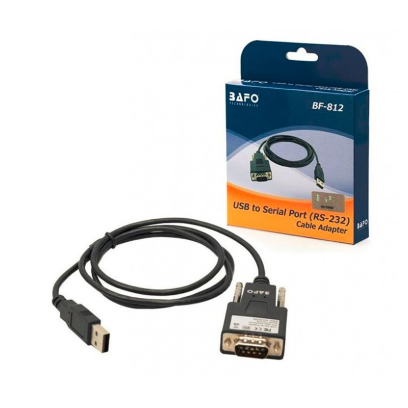 USB to Serial Port (RS - 232) Adaptor (DB-9) with Cable - BF-812