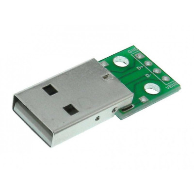 USB Type A Breakout Board – Male