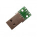 USB Type A Breakout Board – Male