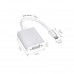 USB3.1 Type-C to VGA HD 1080P Converter Adapter with Silver Aluminum Case USB3.1 Type-C to VGA HD 1080P Converter Adapter with Silver Aluminum Case