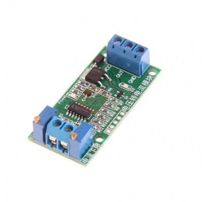 Voltage to Current Module 0-5V to 0-20mA Current Transmitter Signal Voltage to Current Module 0-5V to 0-20mA Current Transmitter Signal