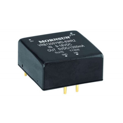 VRB1205YMD-6WR3 Mornsun 12V to 5V DC-DC Converter 6W Power Supply Module - DIP Package