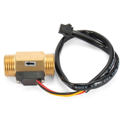 1/2 inch Brass Water Flow Sensor - SEN-HZ21WI