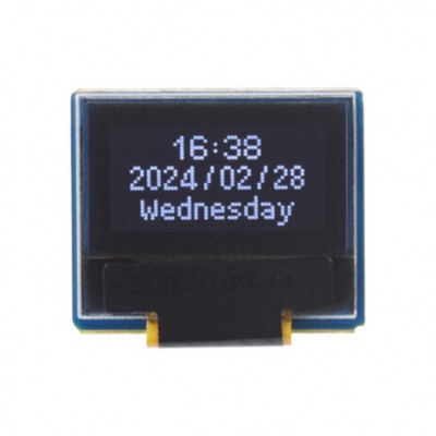 Waveshare 0.49inch OLED Display Module, 6432 Resolution, I2C Communication, Black / White Display Color Waveshare 0.49inch OLED Display Module, 6432 Resolution, I2C Communication, Black / White Display Color