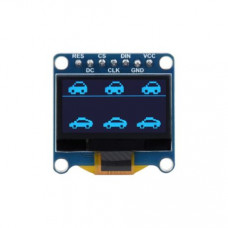 Waveshare 0.96inch OLED Display Module, 12864 Resolution, SPI / I2C Communication Version E (blue)