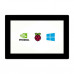 Waveshare 10.1inch HD Capacitive Touch Screen LCD (G), 1920x1200, HDMI, IPS, Fully Laminated Screen, Supports Raspberry Pi / Jetson Nano / PC (Without Power Adapter)