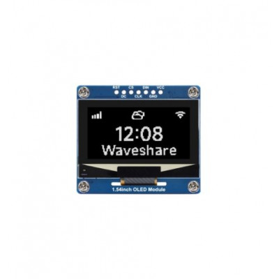 Waveshare 1.54inch OLED Display Module, 12864 Resolution, SPI / I2C Communication white Waveshare 1.54inch OLED Display Module, 12864 Resolution, SPI / I2C Communication white