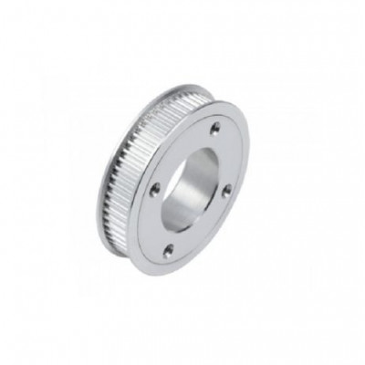 Waveshare 2GT 60 Teeth Aluminum Timing Pulley, 19mm Center Bore Diameter, with 4 Flat Holes Waveshare 2GT 60 Teeth Aluminum Timing Pulley, 19mm Center Bore Diameter, with 4 Flat Holes