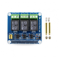 Waveshare 3 Channel Relay HAT Smart Home for Raspberry Pi 3-image-28