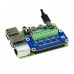 Waveshare 4-ch Current/Voltage/Power Monitor HAT for Raspberry Pi, I2C/SMBus