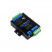 Waveshare 4-Ch RS485 to RJ45 Ethernet Serial Server, 4 Channels RS485 Independent Operation, Rail-mount Industrial Isolated Serial Module,