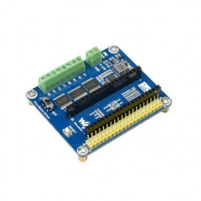 Waveshare 4 DC Motor Driver HAT for Raspberry Pi Pico