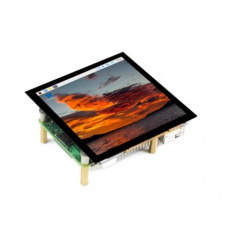 Waveshare 4inch HDMI Capacitive Touch IPS LCD Display (C), 720x720, Fully Laminated Screen