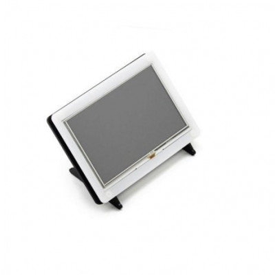 Waveshare 5inch Resistive Touch Screen LCD (B) with Bicolor Case, 800x480, HDMI, Low Power