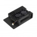 Waveshare Aluminium Alloy Case for Raspberry Pi 5, Dual Cooling Fans Waveshare Aluminium Alloy Case for Raspberry Pi 5, Dual Cooling Fans