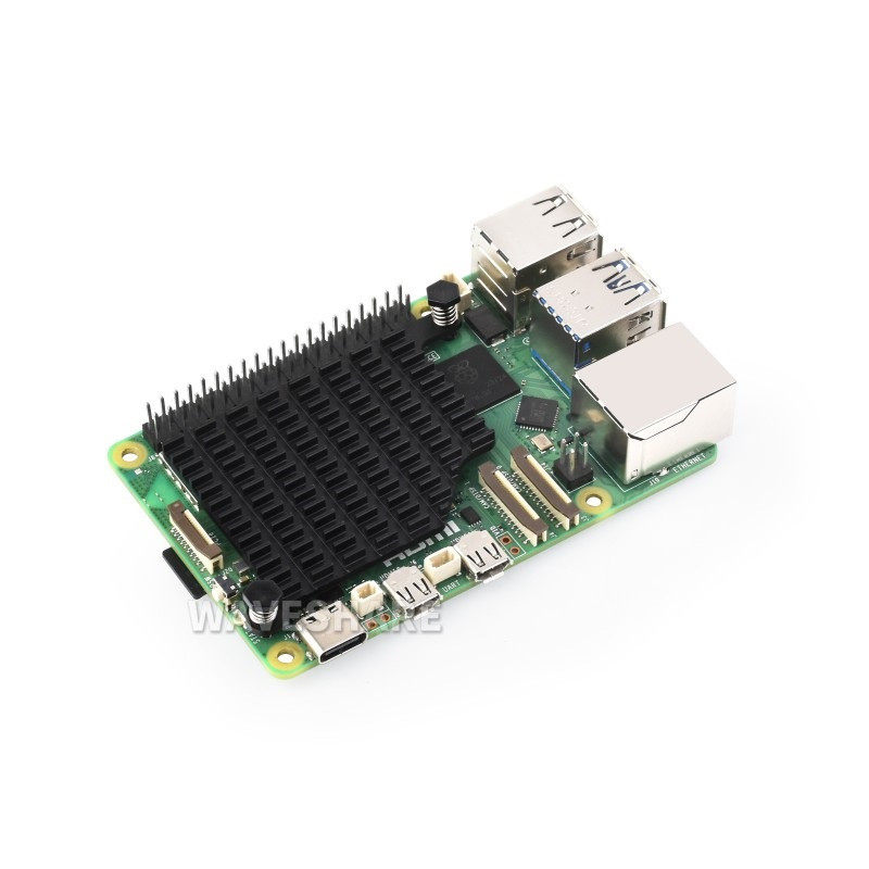 Waveshare Aluminum Heatsink For Raspberry Pi 5, With Thermal Pads And ...