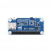 Waveshare Cat-1/GSM/GPRS/GNSS HAT for Raspberry Pi, Based On A7670E module, LTE